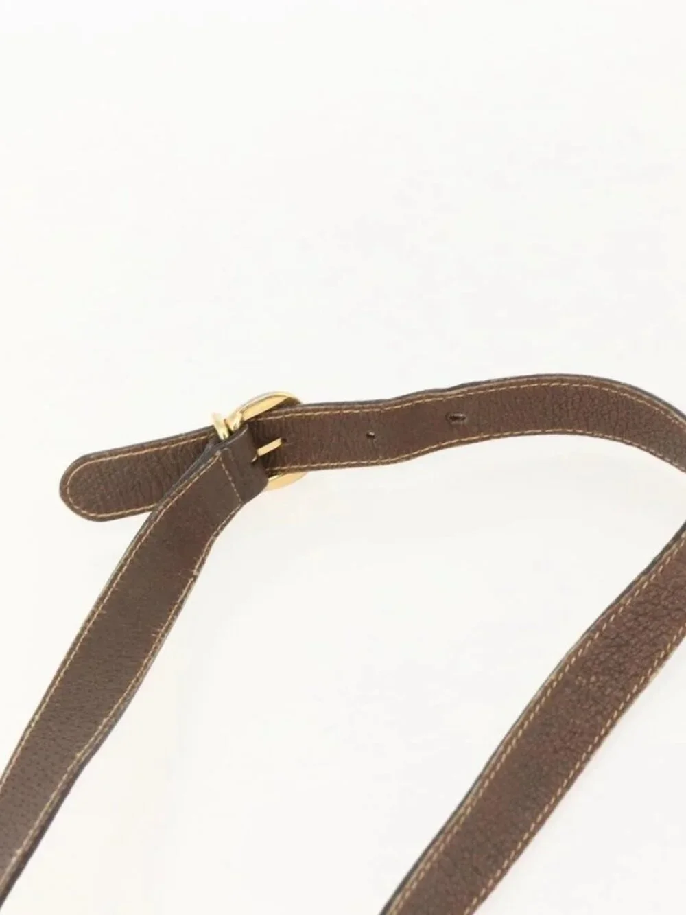 GUCCI GG Supreme Shoulder Bag PVC Beige Gold 001 116 0925 Auth 175362